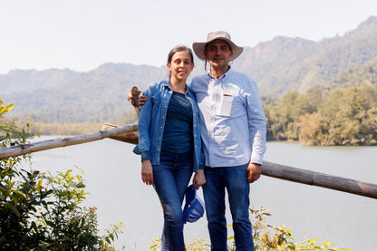 Mari Carmen and Fernando Lima at Rancho Santa Fe in Puebla, Mexico