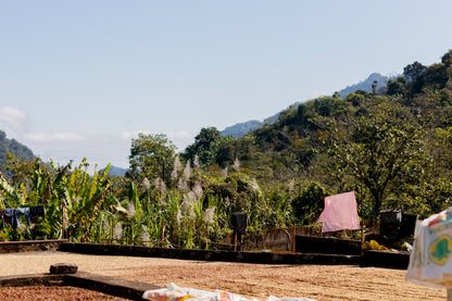 Rancho Santa Fe farm landscape in Puebla, Mexico